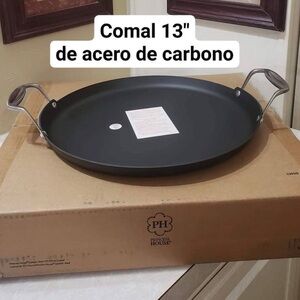 Princess House Carbon Steel Comal - Black